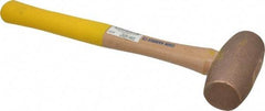 Cook Hammer - 5 Lb Head Nonsparking Mallet - 16" OAL, Wood Handle - All Tool & Supply