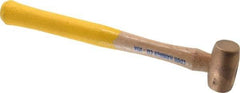 Cook Hammer - 1/2 Lb Head Nonsparking Mallet - 12" OAL, Wood Handle - All Tool & Supply