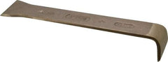 Ampco - Stiff Bronze 1-Edge Scraper - 2" Blade Width x 2" Blade Length, 12" Long Aluminum Handle - All Tool & Supply