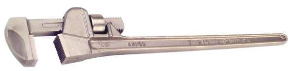 Ampco - 10" Bronze Straight Pipe Wrench - 1" Pipe Capacity - All Tool & Supply