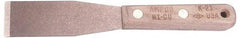 Ampco - 3-1/2" Wide Nickel Copper Putty Knife - Flexible, Wood Handle, 8-1/2" OAL - All Tool & Supply