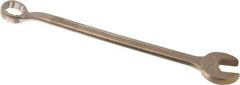 Ampco - 1" 12 Point Offset Combination Wrench - 15° Offset Angle, 13-1/4" OAL, Aluminum Bronze, Plain Finish - All Tool & Supply