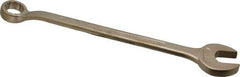 Ampco - 1-1/8" 12 Point Offset Combination Wrench - 15° Offset Angle, 17" OAL, Aluminum Bronze, Plain Finish - All Tool & Supply