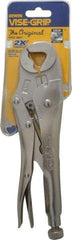 Irwin - 10" OAL Locking Jaw Locking Pliers - 5/8 to 1-1/8" Jaw Opening, Standard Handle - All Tool & Supply