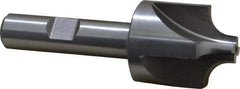 Keo - 5/16" Radius, 1-1/8" Mill Diam, 4 Flute High Speed Steel Corner Rounding End Mill - Single End, Uncoated, 3/8" Tip Diam, 3-1/4" OAL, 1/2" Shank Diam - All Tool & Supply