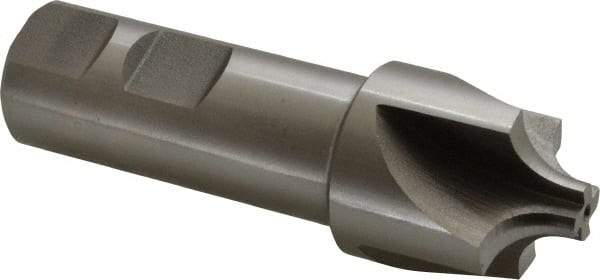 Keo - 5/16" Radius, 1-1/8" Mill Diam, 4 Flute High Speed Steel Corner Rounding End Mill - Single End, Uncoated, 3/8" Tip Diam, 3-1/2" OAL, 7/8" Shank Diam - All Tool & Supply