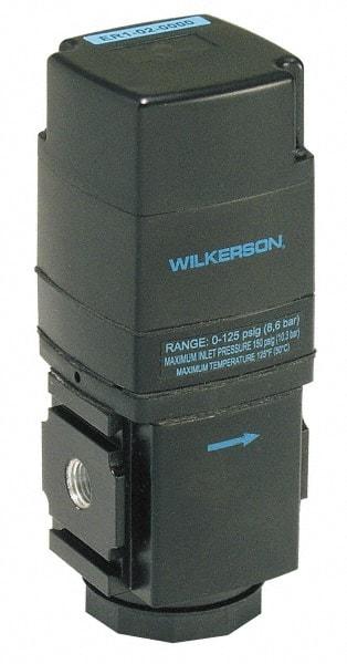 Wilkerson - 3/8 NPT Port, 200 CFM, Aluminum Electronic Regulator - 0 to 125 psi Range, 150 Max psi Supply Pressure, 2.35" Wide x 6.31" High - All Tool & Supply