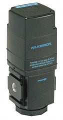 Wilkerson - 3/8 NPT Port, 200 CFM, Aluminum Electronic Regulator - 0 to 125 psi Range, 150 Max psi Supply Pressure, 2.35" Wide x 6.31" High - All Tool & Supply