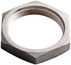 Merit Brass - 3/8" Grade 316 Stainless Steel Pipe Locknut - FNPSL End Connections, 150 psi - All Tool & Supply