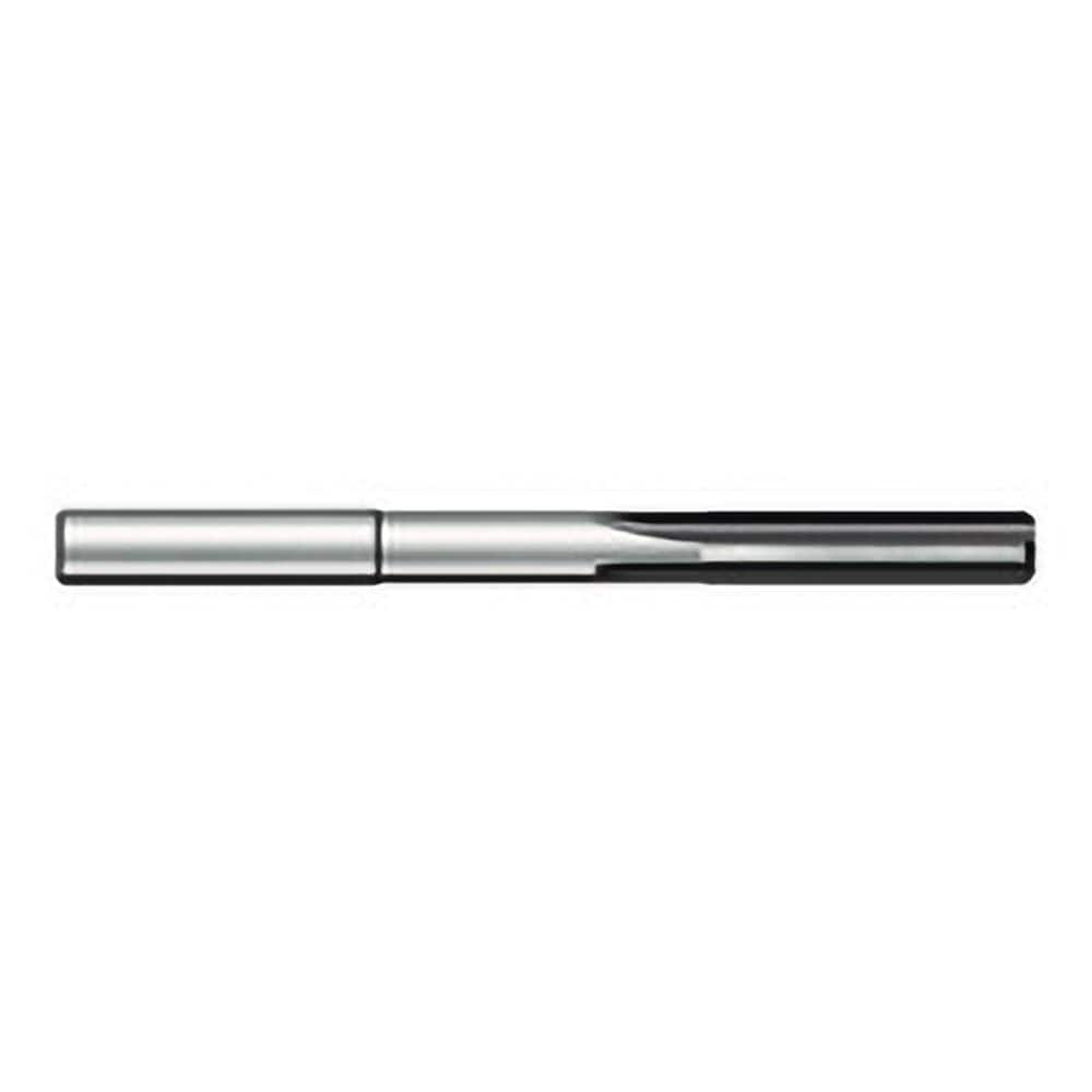 Chucking Reamer: 0.212″ Dia, 3″ OAL, 1″ Flute Length, Straight Shank, Solid Carbide 4 Flute