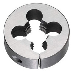 Titan USA - Round Dies; Thread Size: 7/16-20 ; Outside Diameter (Inch): 1 ; Material: High Speed Steel ; Adjustable: Yes ; Thread Direction: Right Hand ; Series/List: 790 - Exact Industrial Supply