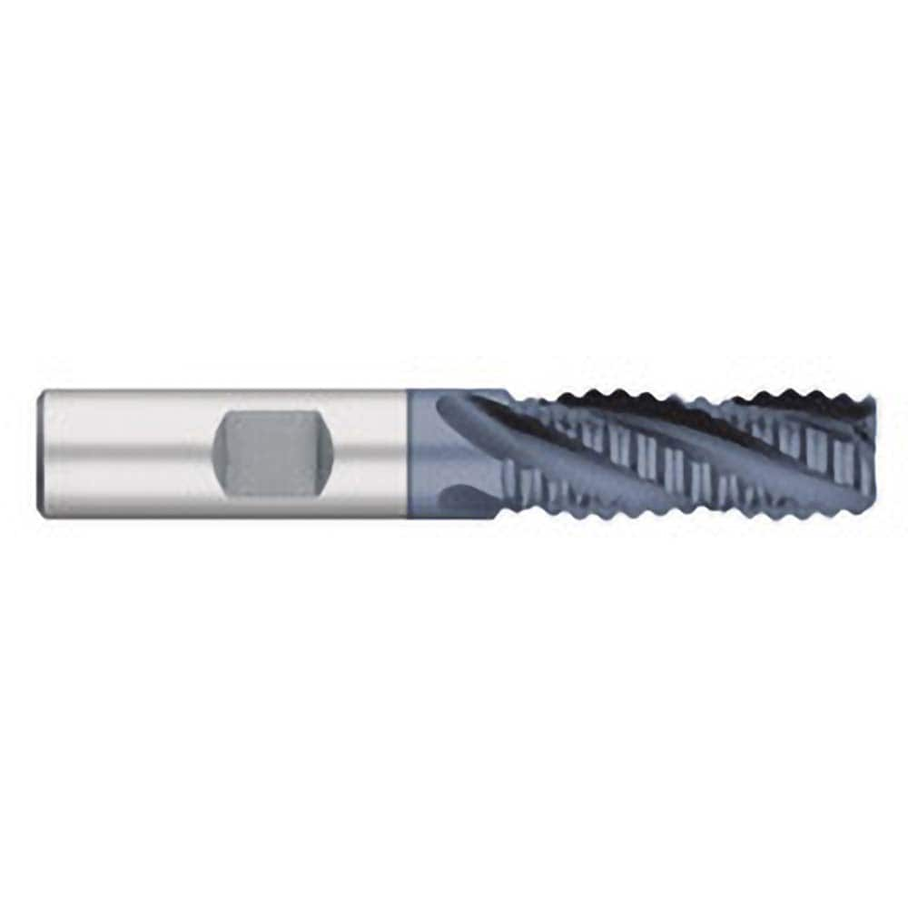 Roughing End Mills; Mill Diameter (Inch): 5/8; Mill Diameter (Decimal Inch): 0.6250; Number of Flutes: 4; Pitch: Coarse; Length of Cut (Inch): 1-5/8; Length of Cut (Decimal Inch): 1.6250; Shank Diameter (Inch): 5/8; 0.6250; Shank Diameter (mm): 0.6250; Sh