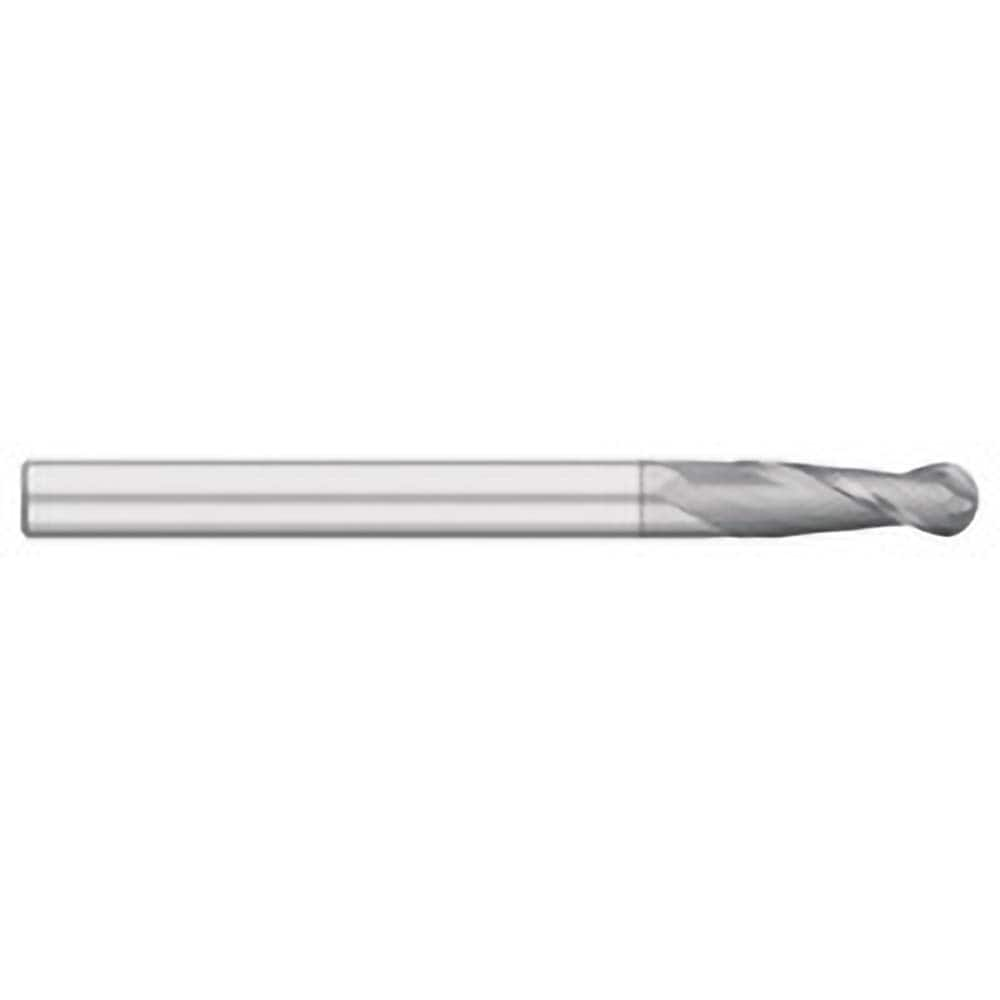 Titan USA - Ball End Mills; Mill Diameter (Inch): 1/2 ; Mill Diameter (Decimal Inch): 0.5000 ; Number of Flutes: 2 ; Length of Cut (Inch): 3 ; Length of Cut (Decimal Inch): 3.0000 ; Material: Solid Carbide - Exact Industrial Supply