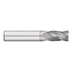 Titan USA - Square End Mills; Mill Diameter (Decimal Inch): 0.1406 ; Number of Flutes: 4 ; Length of Cut (Inch): 9/16 ; Length of Cut (Decimal Inch): 0.5625 ; Material: Solid Carbide ; Finish/Coating: TiCN - Exact Industrial Supply