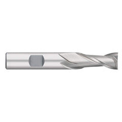 Titan USA - Square End Mills; Mill Diameter (Inch): 1-1/8 ; Mill Diameter (Decimal Inch): 1.1250 ; Number of Flutes: 2 ; Length of Cut (Inch): 1-5/8 ; Length of Cut (Decimal Inch): 1.6250 ; Material: Cobalt - Exact Industrial Supply