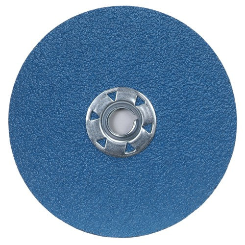 ‎5″ × 1/4″ × 5/8″-11 NorZon BlueFire F826 Fiber Disc 24 Grit Ceramic Alumina/Zirconia Alumina - All Tool & Supply