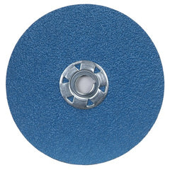 ‎5″ × 1/4″ × 5/8″-11 NorZon BlueFire F826 Fiber Disc 24 Grit Ceramic Alumina/Zirconia Alumina - All Tool & Supply