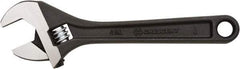 Crescent - 1/2" Jaw Capacity, 4" Standard Adjustable Wrench - Steel, Black Finish, 4" OAL - All Tool & Supply