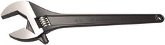 Crescent - 1-11/16" Jaw Capacity, 15" Standard Adjustable Wrench - Steel, Black Finish, 15" OAL - All Tool & Supply