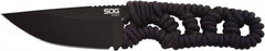 SOG Specialty Knives - 3-11/16" Long Blade, 9Cr18MoV Stainless Steel, Fine Edge, Fixed Blade Knife - 8-1/2" OAL, Paracord Handle, Includes Hard Molded Nylon Sheath - All Tool & Supply