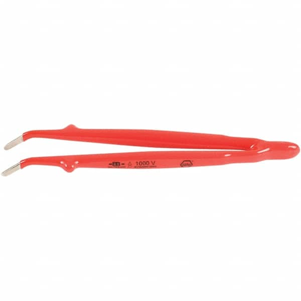 Wiha - Tweezers Type: Insulated Pattern: Angled - All Tool & Supply