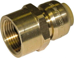 SharkBite - Brass & Chrome Pipe Fittings Type: Adapter Fitting Size: 3/4 x 3/4 - All Tool & Supply