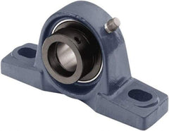 Tritan - 5/8" ID, 4.9213" OAL x 2.2441" OAH Pillow Block - 1,034 Lb Static Cap, 2,158 Lb Dyn Cap, 3.74" Btw Mnt Hole Ctrs, 1-3/16" Base-to-Ctr Ht, Cast Iron/Steel - All Tool & Supply