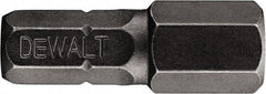 DeWALT - 5/32" Hex Security Bit - 1/4" Hex Drive, 1" OAL - All Tool & Supply