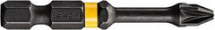 DeWALT - PZ.1 Posidriv Screwdriver Bit - 1/4" Hex Drive, 2" OAL - All Tool & Supply