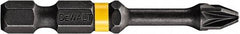 DeWALT - PZ.3 Posidriv Screwdriver Bit - 1/4" Hex Drive, 2" OAL - All Tool & Supply