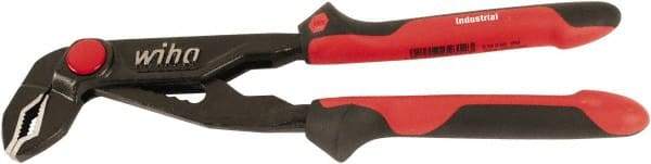 Wiha - 12" OAL, 2-1/2" Max Capacity, Water Pump Tongue & Groove Pliers - Straight Straight, Soft Grip Handles - All Tool & Supply