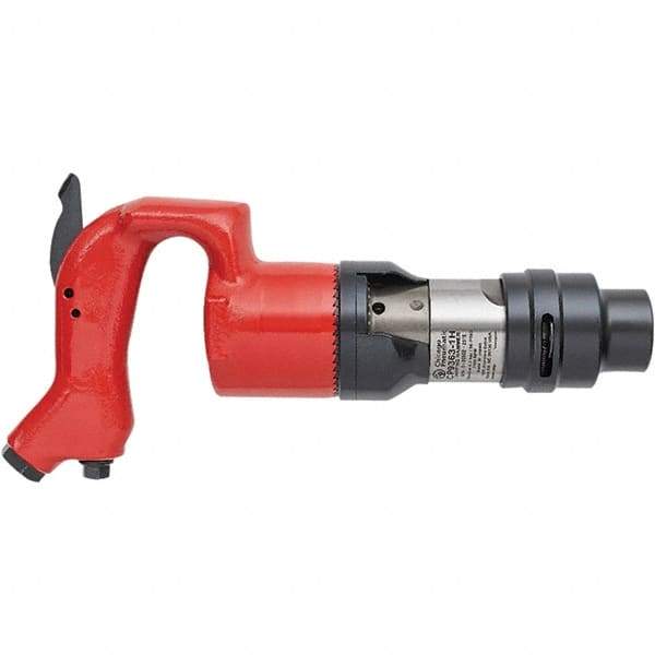 Chicago Pneumatic - 2,750 BPM, 1" Stoke Length, Pneumatic Chipping Hammer - 28 CFM, 3/8 NPT - All Tool & Supply