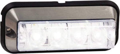 Buyers Products - Quad Flash Rate, Surface Mount Emergency Strobe Light Assembly - Powered by 12 to 24 Volts, Clear - All Tool & Supply