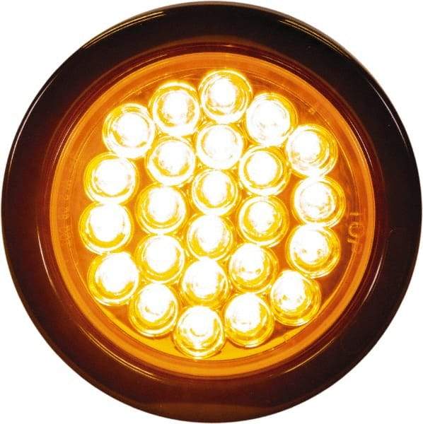 Buyers Products - 6 Flash Rate, Recessed Mount Emergency Strobe Light Assembly - Powered by 12 to 24 Volts, Amber - All Tool & Supply