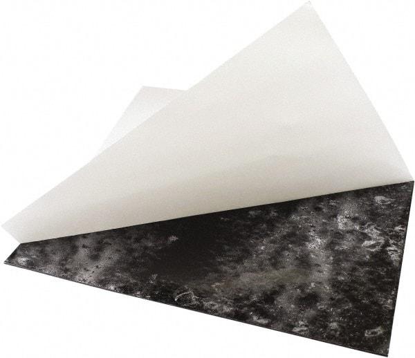 Value Collection - 12" Long, 12" Wide, 1/2" Thick, EPDM Rubber Foam Sheet - 50 to 60 Durometer, Black, -40 to 225°F, 1,000 psi Tensile Strength, Adhesive Backing - All Tool & Supply