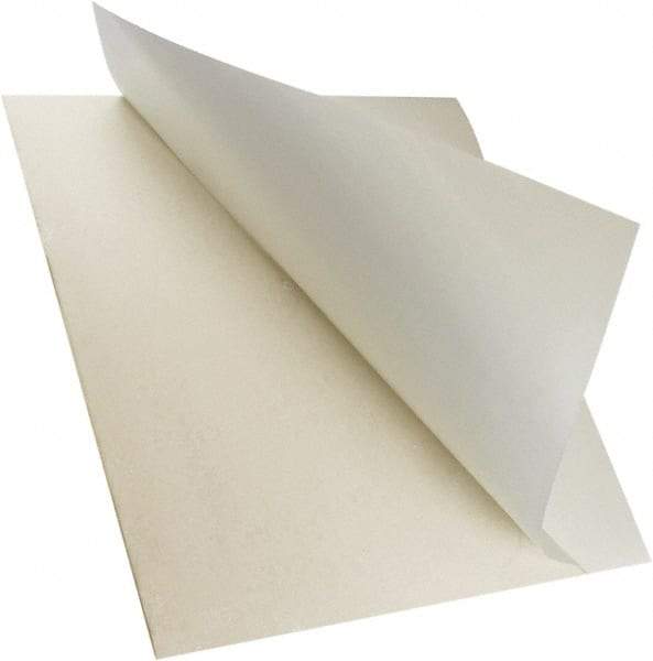 Value Collection - 12" Long, 12" Wide, Buna-N Rubber Foam Sheet - 50 to 60 Durometer, White, -30 to 220°F, 1,000 psi Tensile Strength, Adhesive Backing - All Tool & Supply