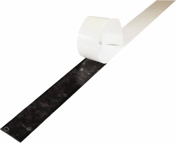 Value Collection - 3/8" Thick x 2" Wide x 36" Long, Adhesive Backed Buna-N Rubber Strip - Stock Length, 60 Shore A Durometer, 1,000 psi Tensile Strength, -30 to 220°F, Black - All Tool & Supply