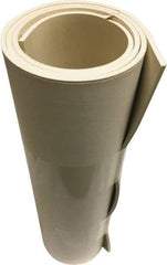 Value Collection - 3/16" Thick x 36" Wide x 10' Long White Buna-N Rubber Roll - Stock Length, Adhesive Back, 1,000 psi Tensile Strength, -30°F to 220°F - All Tool & Supply