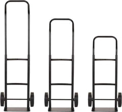 Harper Trucks - 600 Lb Capacity 40" OAH Convertible Hand Truck - 14 x 7" Base Plate, Continuous Handle, Steel, Solid Rubber Swivel Wheels - All Tool & Supply