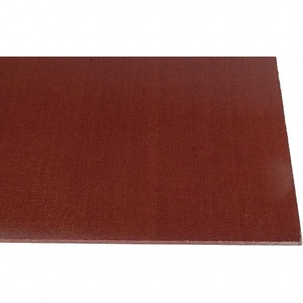 Made in USA - 1/8" Thick x 24" Wide x 48" Long, Canvas Phenolic Laminate (C/CE) Sheet - Tan-Brown, Rockwell M-105 Hardness, C/CE Canvas Phenolic Grade, ±0.010 Tolerance - All Tool & Supply