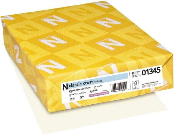 Neenah Paper - Natural White Stationery - Use with Laser Printers, Inkjet Printers, Copiers - All Tool & Supply