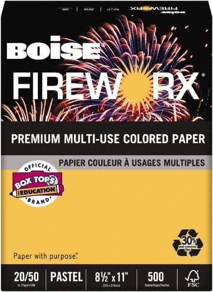 Boise - Golden Glimmer Colored Copy Paper - Use with Laser Printers, Copiers, Plain Paper Fax Machines, Multifunction Machines - All Tool & Supply