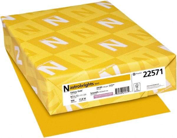 Neenah Paper - Gold Colored Copy Paper - Use with Laser Printers, Inkjet Printers, Copiers - All Tool & Supply