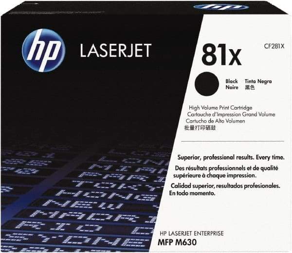 Hewlett-Packard - Black Toner Cartridge - Use with HP LaserJet Enterprise Flow MFP M630z, Enterprise MFP M630f, M630h - All Tool & Supply