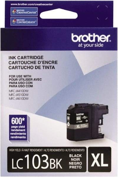 Brother - Black Ink Cartridge - Use with Brother DCP-J152W, MFC-J245, J285DW, J4310DW, J4410DW, J450DW, J4510DW, J4610DW, J470DW, J4710DW, J475DW, J650DW, J6520DW, J6720DW, J6920DW, J870DW, J875DW - All Tool & Supply