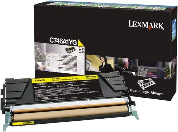 Lexmark - Yellow Toner Cartridge - Use with Lexmark C746, C748 - All Tool & Supply