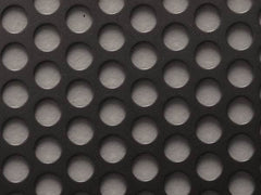 Value Collection - 36 x 40 x 0.075" Perforated Carbon Steel Sheet - 1/2" Staggered Round Holes, 11/16" Hole Spacing - All Tool & Supply