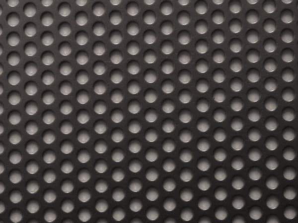 Value Collection - 36" Wide x 40" Long, Stainless Steel Perforated Sheet - 1/4" Round Holes x 3/8" Spacing - All Tool & Supply