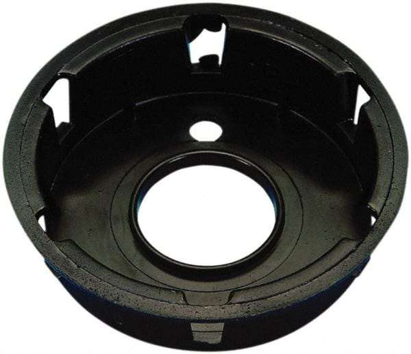 Caplugs - 5/8" ID, Round Head Plug - 3" OD, High-Impact Polystyrene, Black - All Tool & Supply