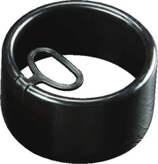 Caplugs - Round Head, Tear-Tab Well Casing Cap - Low-Density Polyethylene, Black - All Tool & Supply